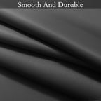 SimpleHome Ombre Black to Grey White Curtains for Living Room 42Wx45L