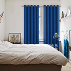 BGment Royal Blue Blackout Curtains for Bedroom 63 Inch Long - 2 Panels