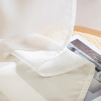 MIULEE Ivory Sheer Curtains 63 Inches Long 4 Panels 42 x 63 Inches