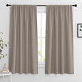 RYB HOME Extra Wide Blackout Curtains for Bedroom Living Room 63 inch Long