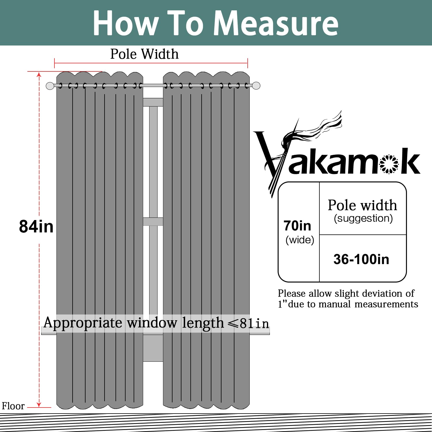 Yakamok Room Darkening Curtains 70x84 inch Length Purple-Living Room