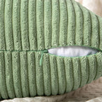 MIULEE Sage Green Decorative Throw Pillow Covers for Couch 18x18 Inch