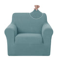 U-NICE HOME Stretch Recliner Chair Cover Armchair Slipcover, Light Blue