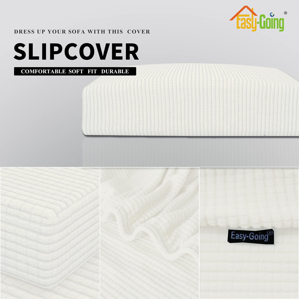 Easy-Going Stretch 1 Piece Chair Couch Cushion Cover for Sofa