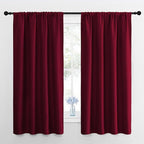 NICETOWN Blackout Curtains for Bedroom, Blackout Curtain Panels, Wine Red, 1 Pair, 42 by 45-inch, Window Treatment Energy Saving Thermal Insulated Solid Rod Pocket Blackout Drapes/Draperies