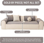 Velvet Couch Covers for Dogs, Dog Sectional Couch Covers, Pet Couchs Cover for 3-4 Seater, Couchs Protector for Dogs, Sectional Sofa Cover for Pet Washable(1PC,Dark Grey,27.6"×82.7")