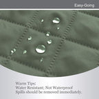 Easy-Going Sofa Slipcover Reversible Loveseat Sofa Cover Couch Cover for 2 Cushion Couch Furniture Protector with Elastic Straps for Pets Kids Dog Cat (Oversized Loveseat, Greyish Green/Beige)