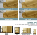 Gold Sheer Curtains for Window 96 Inches Long 2 Panels Set, Soft Airy Light Filtering Voile Sheer Curtains for Living Room Bedroom, Dual Rod Pocket Elegant Window Drapes, 2x42Wx96L Inches