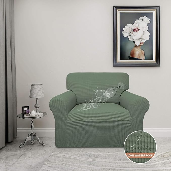 Easy-Going 100% Waterproof Oversized Chair Couch Cover, Stretch Sofa Cover