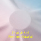 Estelar Textiler Pink and Blue Ombre Curtains for Bedroom 84 Inch Long