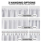 Deconovo Blackout Curtains for Bedroom, Living Room Curtains 84 Inches Long