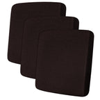 ANARACHON Leather Look Couch Cushion Covers Sofa Seat Slipcovers Sets Couches Furniture Protector for Sectional Armchair Loveseat Pets Kids Stretch Spandex Fabric (3 Cushion Sofa, Chocolate)