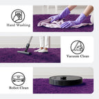 junhejiamei Fluffy Rug Shag Area Rug,Grape Purple 3x5 Area Rugs for Bedroom