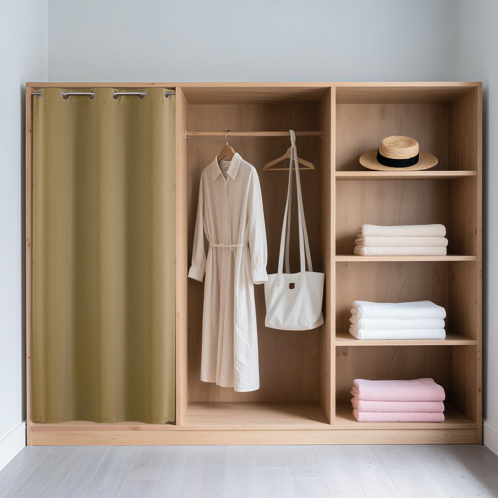 Joydeco Door Curtain Blackout Curtains for Doorway Privacy Closet Drapes