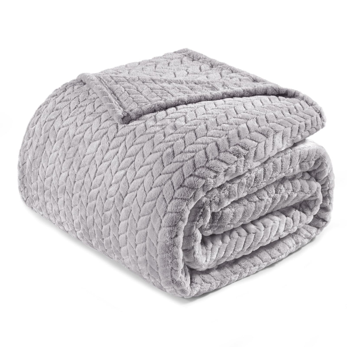 Exclusivo Mezcla Soft Fleece Bed Blanket Twin Size, 60”x80”, Pink
