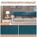 Easy-Going 100% Waterproof Couch Cover, 3 Cushion Oversized Sofa Cover