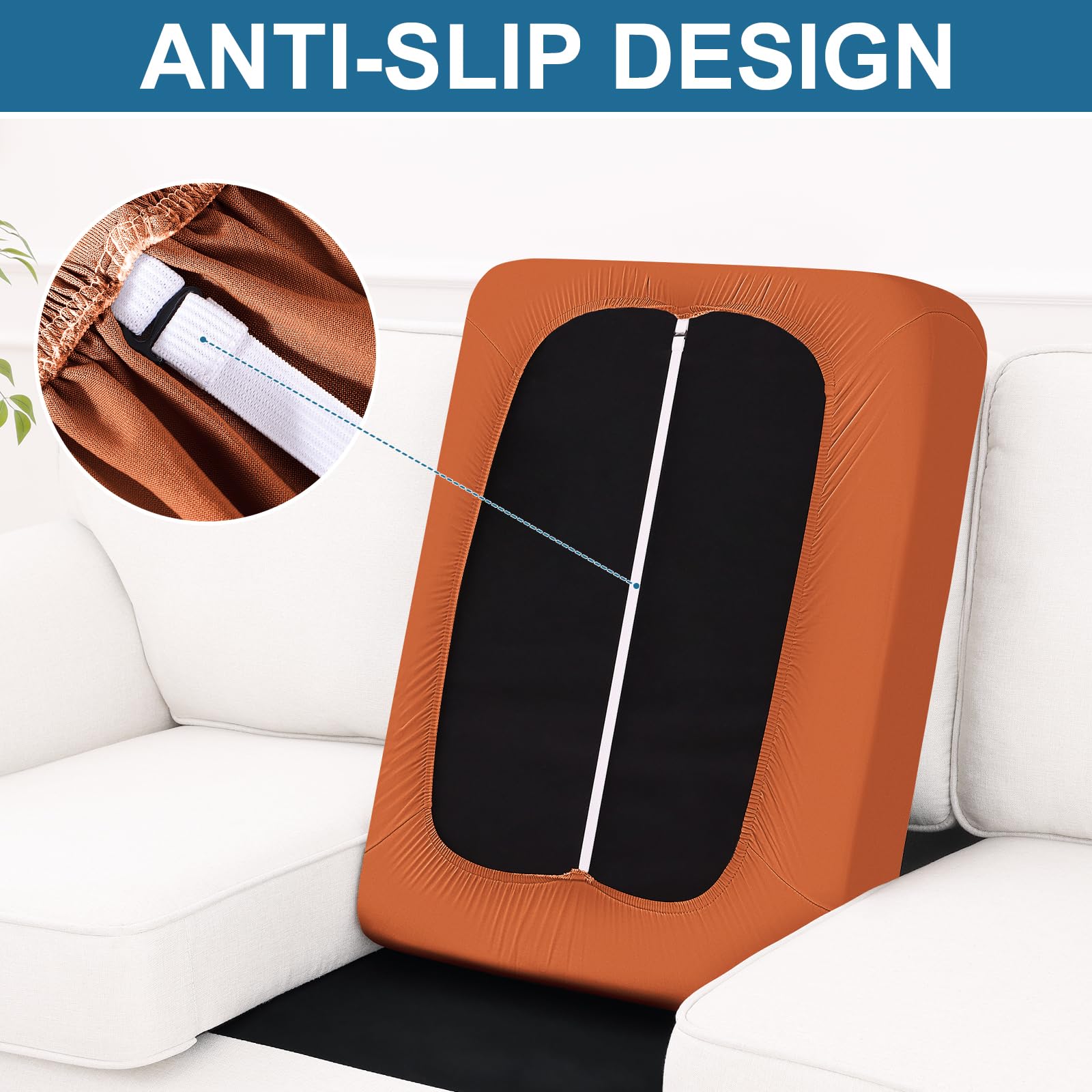 Smiry Couch Cushion Covers, Stretch Couch Covers for Sofa