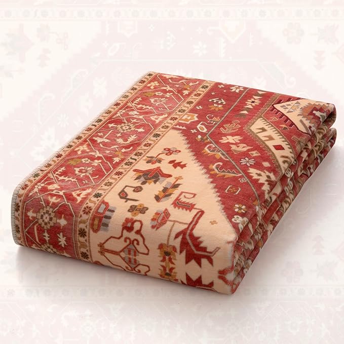 SERISSA 2x3 Washable Non Slip Boho Small Area Rug for Entryway，Red