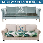 Smiry Printed Couch Cushion Covers, Stretch Couch Covers for Sofa