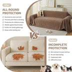 KaviKon Couch Cover for Sofa, Boho Sofa Covers Washable 4 Cushion for Dogs