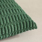 Fancy Homi 4 Packs Green Decorative Throw Pillow Covers 18x18 Inch for Living Room Couch Bed, Holiday Christmas Home Decor Gift, Soft Plush Corduroy Cute Accent Square Cushion Case 45x45 cm