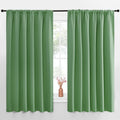 NICETOWN Blackout Curtains for Bedroom, Blackout Curtain Panels, Froest Green, 1 Pair, 70 by 63-inch, Window Treatment Energy Saving Thermal Insulated Solid Rod Pocket Blackout Drapes/Draperies