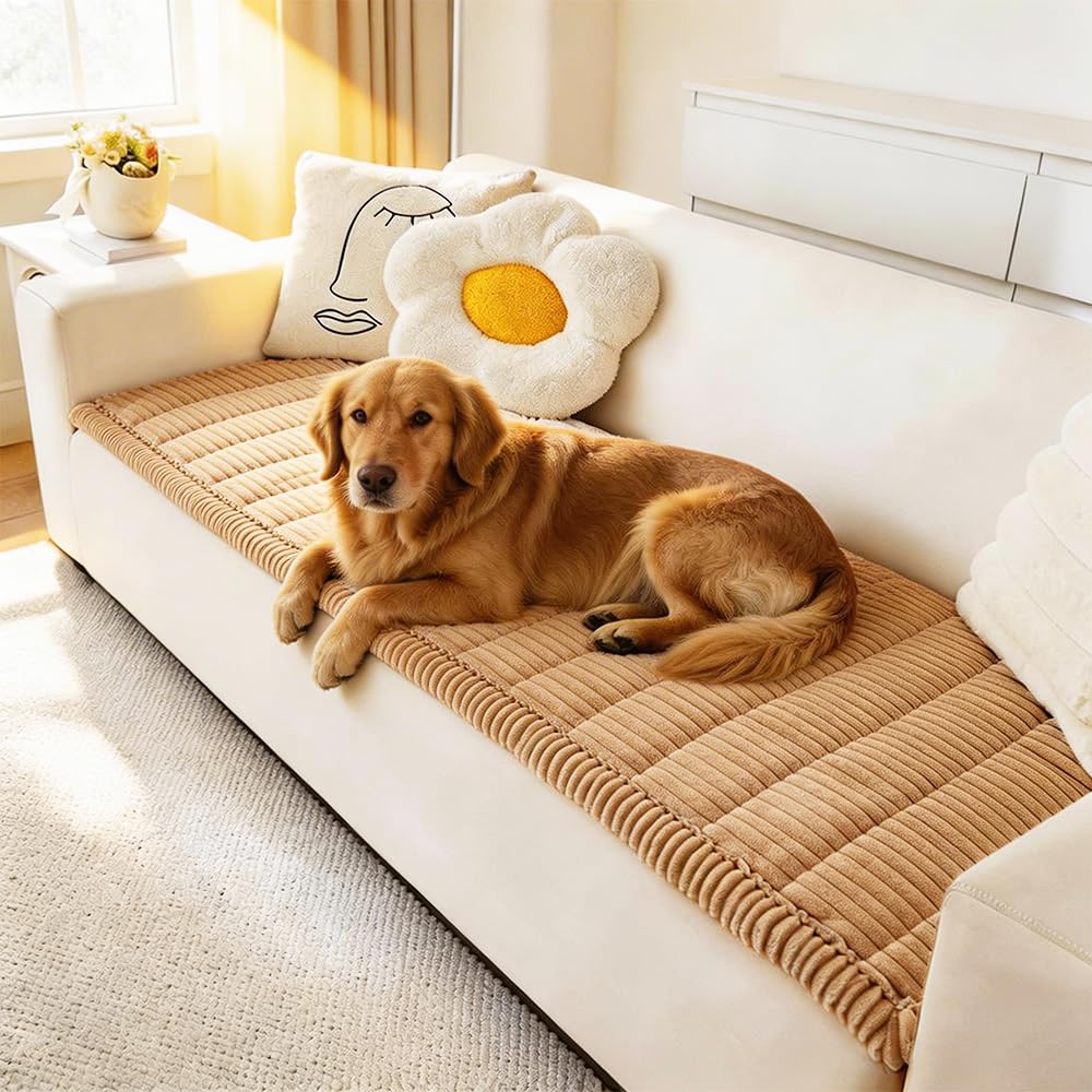 Awjcsv Couch Covers for Dogs Washable, Non Slip Sofa Protector Pet Friendly