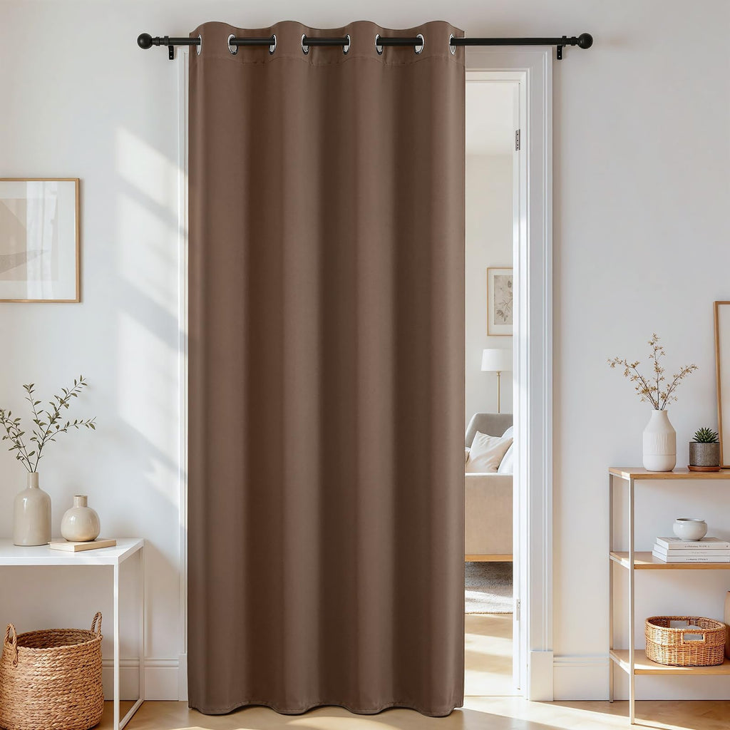Joydeco Door Curtain Blackout Curtains for Doorway Privacy Closet Drapes