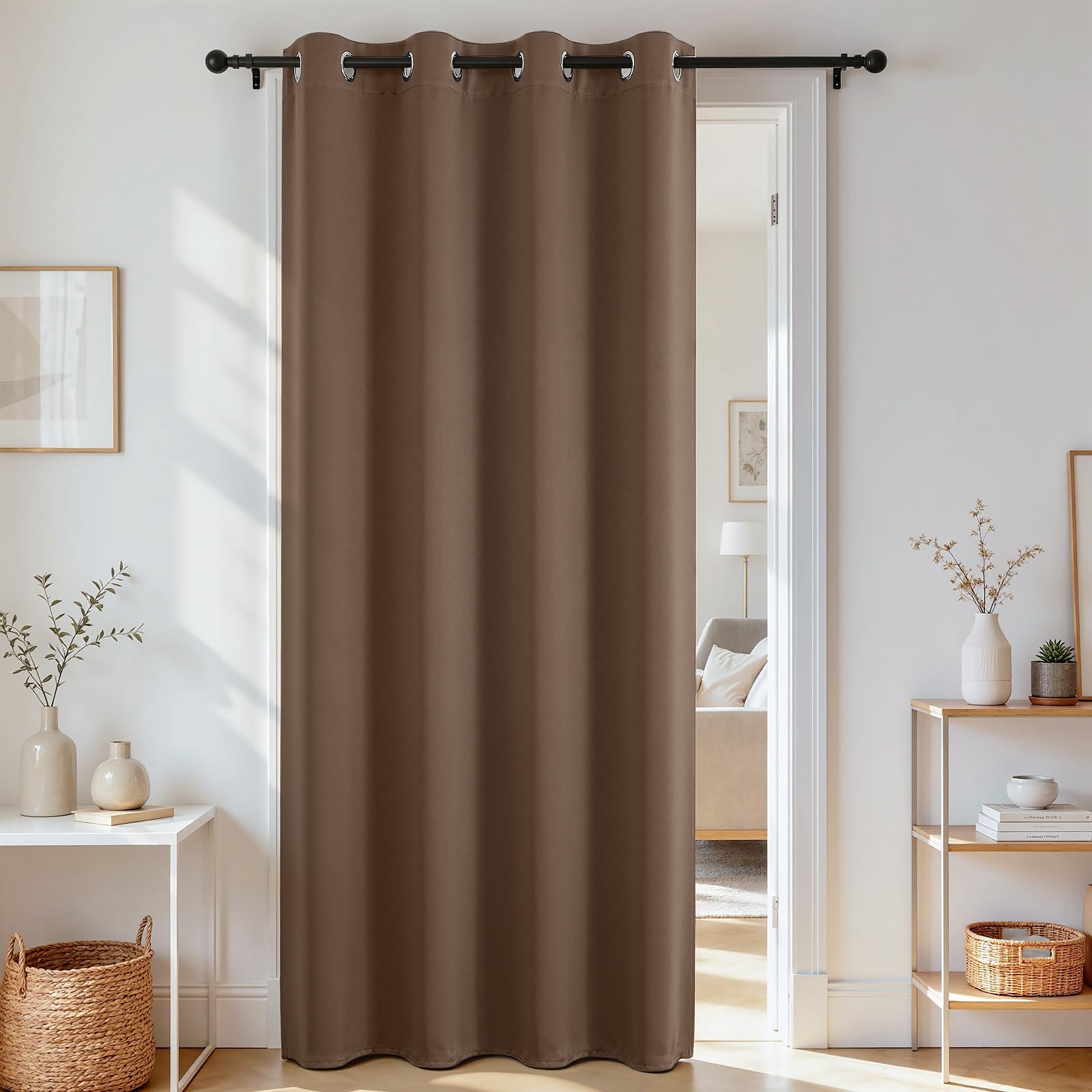 Joydeco Door Curtain Blackout Curtains for Doorway Privacy Closet Drapes