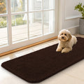 OLANLY Dog Door Mat for Muddy Paws 47x17, Super Absorbent Chenille Mud Mat