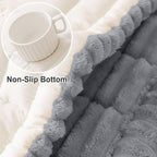 hyha Couch Cover for Dogs, Washable Non Slip Plush Flannel Sofa Protector
