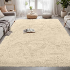 4x6 Area Rugs for Living Room Rug: Soft Fluffy Shag Beige Rugs for Bedroom, Non-Slip Large Fuzzy Plush Rug Indoor Floor Carpet for Nursery Kids Boys Girls Room, Dorms, Playroom, Modern Home Decor