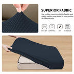 Easy-Going Stretch 3 Pieces Couch Cushion Covers for Sectional Sofa L Shape