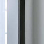 Yakamok Room Darkening Ombre Curtains 84 Inch Length, Grey and Greyish White Thermal Insulated Gradient Color Curtains,Light Blocking Grommet Window Drapes for Bedroom,62 Inch Width,2 Panels