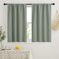 RYB HOME Short Blackout Curtains for Bedroom, Room Darkening Insulated