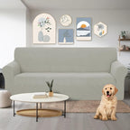 U-NICE HOME Stretch Couch Cover Sofa Cover Washable Sofa Slipcover Furniture Protector for 3 Cushion Couch Sofa Pet Friendly(Sofa, Taupe)