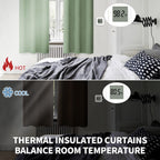 BGment Short Curtains for Small Window 54 Inch Long - Grass Green 2 Panels