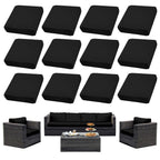 SUKAIKEQA 8PCS Patio Cushion Covers.Patio Furniture Couch SeatSlipcovers