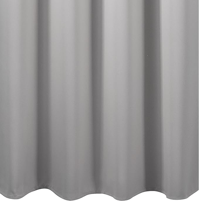 LEMOMO Blackout Curtains 66 x 84 inch/Light Grey Curtains Set of 2 Panels/Thermal Insulated Room Darkening Bedroom Curtains