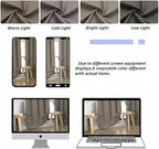 Simplebrand Ava Latte Blackout Curtains for Bedroom 90 Inches Long 2 Panels Set, Solid Privacy Energy Saving Living Room Window Treatment Curtains Blackout Drapes, W50 x L90 Inch, Latte