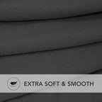 PureFit Super Stretch Sofa Slipcover – Spandex Non Slip Soft Couch Sofa Cover, Washable Furniture Protector with Non Skid Foam and Elastic Bottom for Kids, Pets (Oversized Loveseat, Dark Gray)
