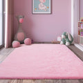 yulidayang 5x8 Shag Area Rug for Bedroom,Pink Fluffy Rugs for Living Room