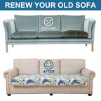 Smiry Printed Couch Cushion Covers, Stretch Couch Covers for Sofa