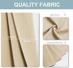 ChrisDowa Blackout Curtains for Bedroom and Living Room 70 Inches Wide