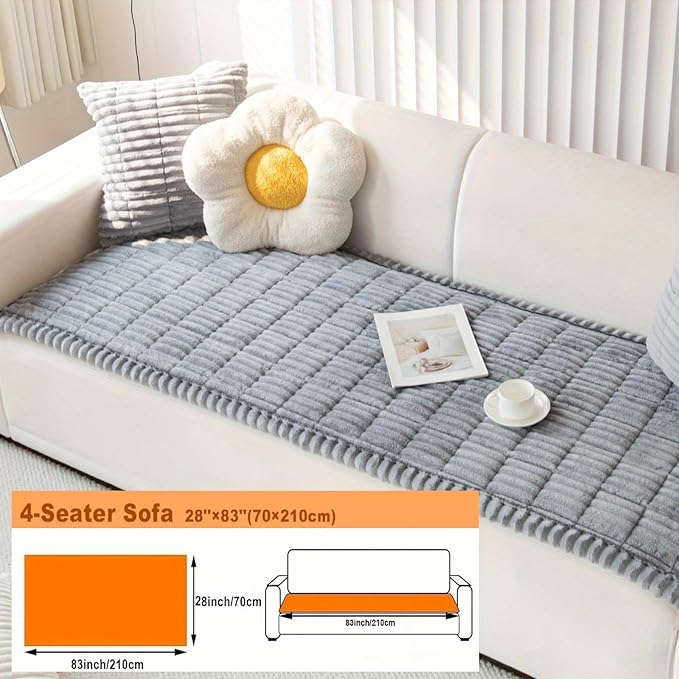 ZQFFB Couch Cover for Dogs Washable Non-Slip Pet Friendly Sofa Protector