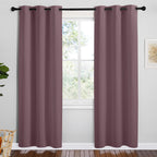 NICETOWN Navy Blackout Curtains for Kid's Room 42" Wide x 78" Long 2 Panels