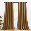 NICETOWN Blackout Curtain Panels for Bedroom, 2 Panels, W70 x L95-inch, Royal Blue, Thermal Insulated Grommet Top Blackout Draperies and Drapes for Basement