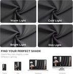 Joydeco Blackout Curtains 90 Inch Length 2 Panels Set, Thermal Insulated Long Curtains& Drapes 2 Burg, Room Darkening Grommet Drapes for Living Room Bedroom Window (Dark Grey, W52 x L90 Inch)