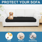 Smiry Couch Cushion Covers, Stretch Couch Covers for Sofa