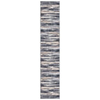 Lansny Modern Abstract Runner Rug 2x10, Grey Black Multi Washable Long Kitchen Runner Non-Slip Soft Hallway Rug Runner Thin Print Faux Wool Carpet for Entryway Bedroom Laundry Room Indoor Home Decor
